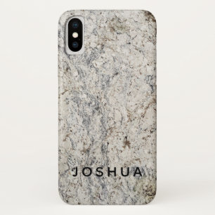 Funda Para iPhone X Marble Stone Phone/iPad Case Nombre personalizado