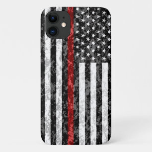 Funda Para iPhone 11 Marca de campo delgado de línea roja
