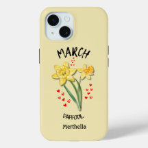 MARCHA Amarilla Nacimiento Mes Flor Nombre persona