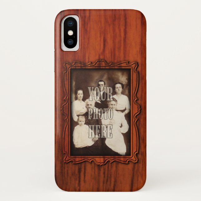 Funda De Case-Mate Para iPhone Marco de la foto (Reverso)