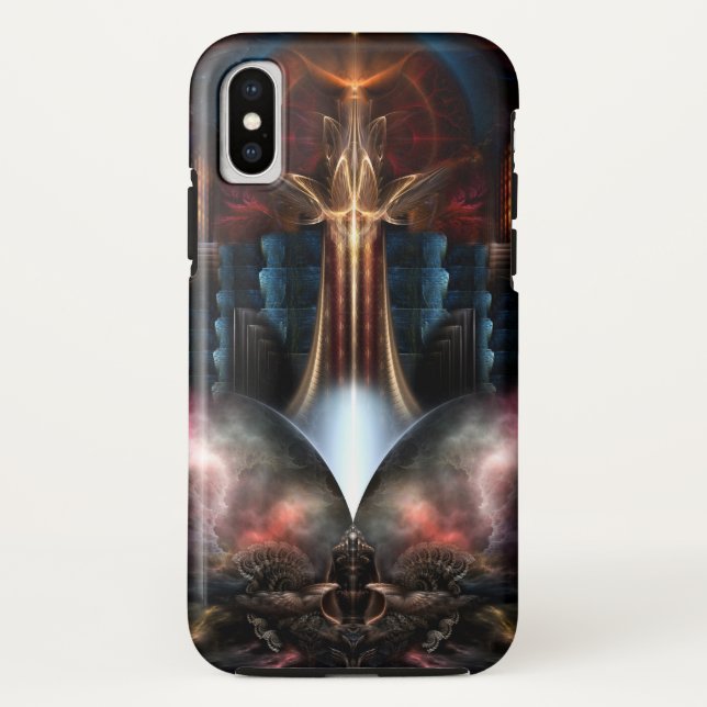 Funda De Case-Mate Para iPhone Marco del borde del trilicón (Reverso)