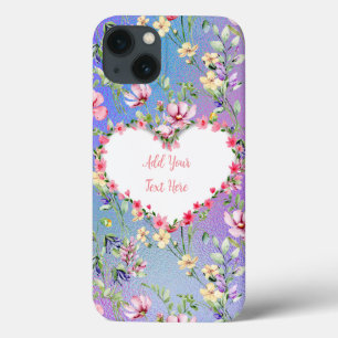 Funda Para iPhone 13 Marco elegante del corazón floral: para cada ocasi