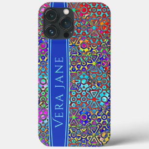 Funda Para iPhone 13 Pro Max Marco moderno de cinta de vidrio brillante de colo