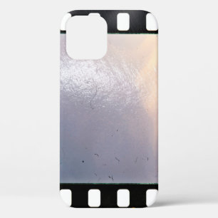 Funda Para iPhone 12 Marco o tira de película de 35 mm en blanco sobre 