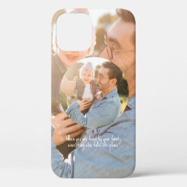 Funda Para iPhone 12 Marco redondo simple de Collage de fotos de amplia