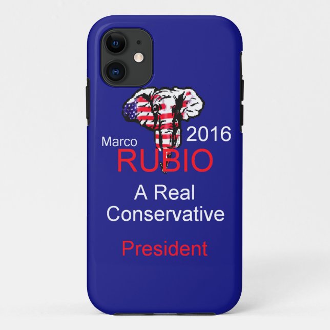 Funda De Case-Mate Para iPhone Marco RUBIO 2016 (Reverso)