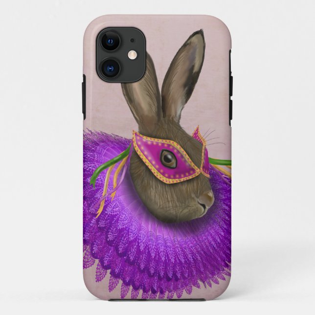 Funda De Case-Mate Para iPhone Mardi Gras Hare 4 (Reverso)