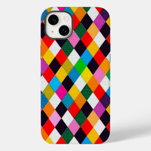 Funda Para iPhone 14 Plus De Case-Mate MARDI GRAS HARLEQUIN PATTERN Rhombi colorido