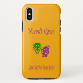 Funda Para iPhone X Mardi Gras Mask Rouler