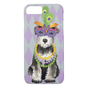 Funda Para iPhone 8/7 Mardi Gras Mini Schnauzer