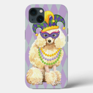Funda Para iPhone 13 Mardi Gras Miniatura Poodle