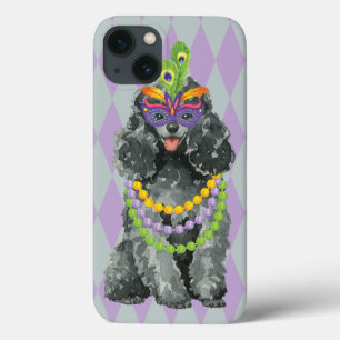 Funda Para iPhone 13 Mardi Gras Toy Poodle