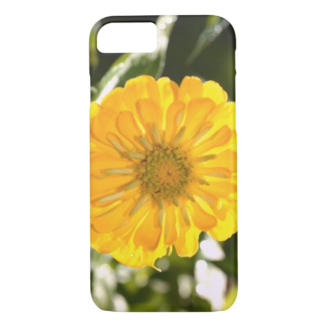 Funda De Case-Mate Para iPhone Marea amarilla floral amarilla amarilla (Reverso)
