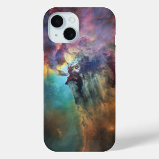 Funda Para iPhone 15 Mares tormentosos de la nebulosa de la laguna en S