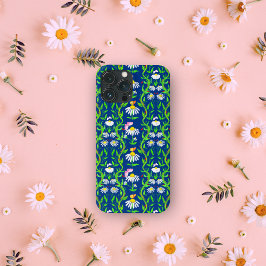 Funda Para iPhone 13 Pro Max Margarita con mariposas y mariquita