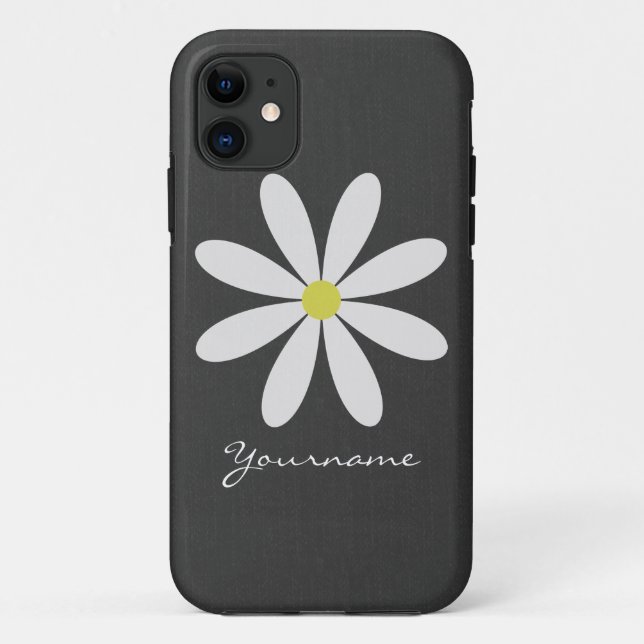 Funda De Case-Mate Para iPhone Margarita linda y moderna (Reverso)