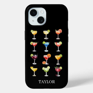 Funda Para iPhone 15 Margaritas Monogramadas para Todos 