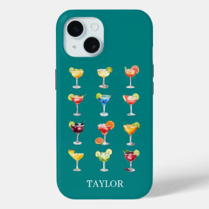 Funda Para iPhone 15 Margaritas Monogramadas para Todos