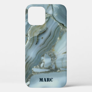 Funda Para iPhone 12 Margen Azul