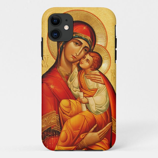 Funda De Case-Mate Para iPhone Maria el portador de dios (Reverso)