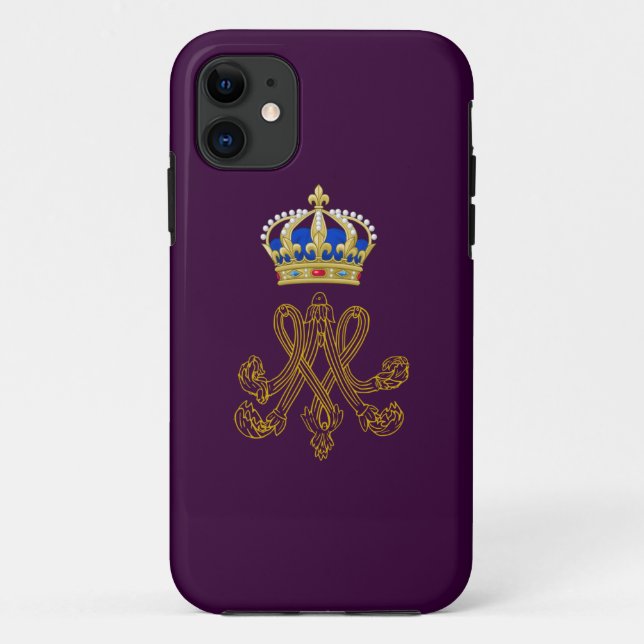 Funda De Case-Mate Para iPhone Marie Antoinette Monograma (Reverso)