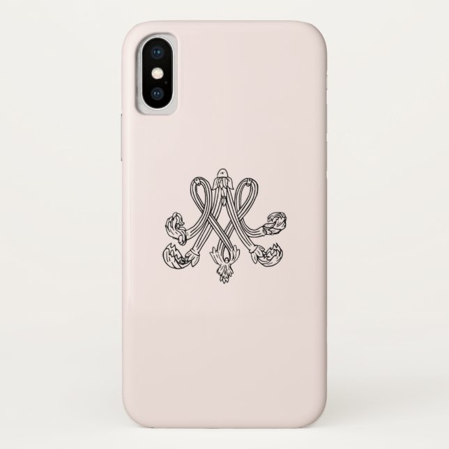 Funda De Case-Mate Para iPhone Marie-Antoinette – Monogramm – Royal Monogram (Reverso)
