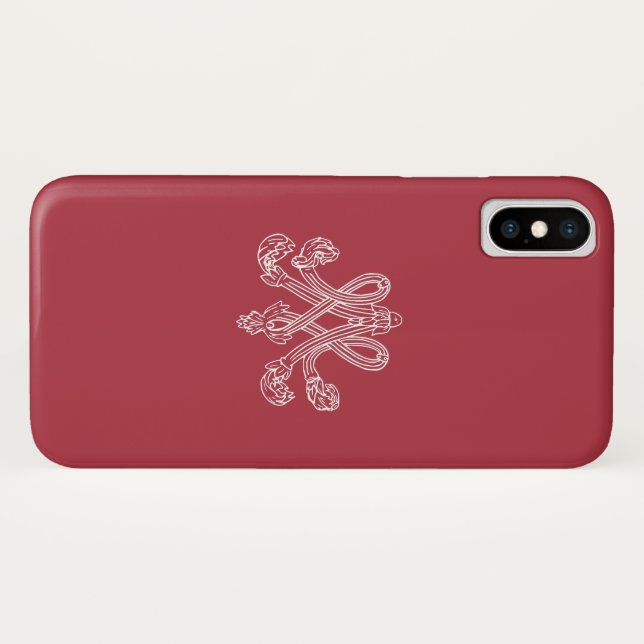 Funda De Case-Mate Para iPhone Marie Antoinette – Monogramm – Royal Monogram (Reverso (horizontal))