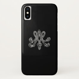 Funda Para iPhone X Marie Antoinette – Monogramm – Royal Monogram