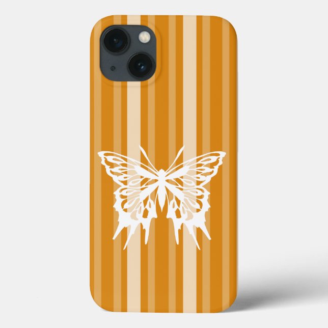 Funda De Case-Mate Para iPhone Marigold Victoripe con mariposa (Reverso)