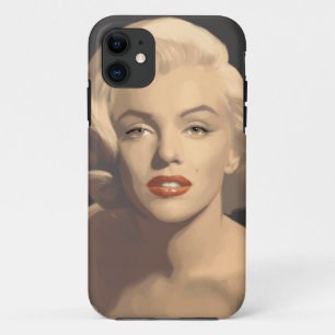 Funda Para iPhone 11 Marilyn gris gráfica