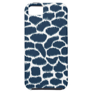 Funda Para iPhone SE/5/5s Marina de guerra de Ikat del estampado de animales
