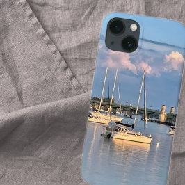 Funda Para iPhone 13 Marina en el río Sunset