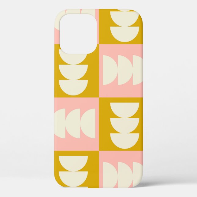 Funda De Case-Mate Para iPhone marinero geométrico de estilo moderno y retro (Reverso )