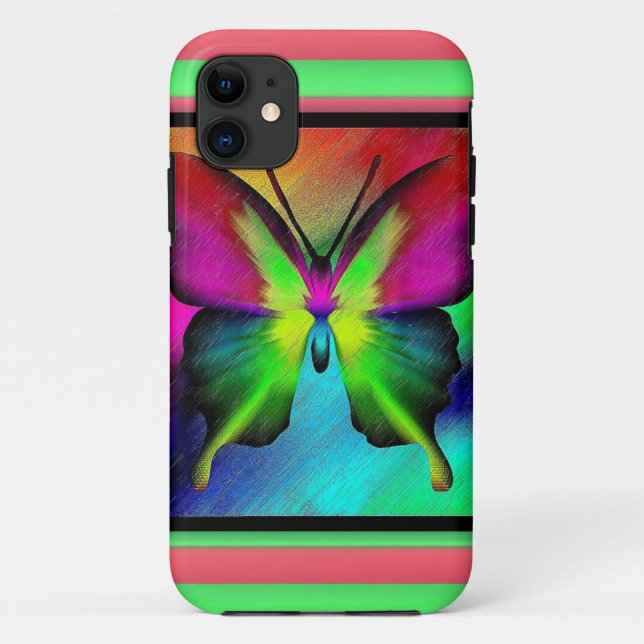 Funda De Case-Mate Para iPhone Mariposa (Reverso)