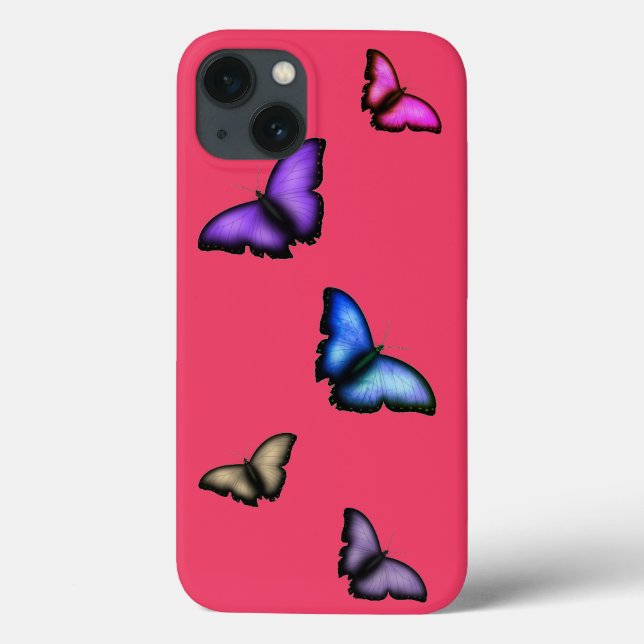 Funda De Case-Mate Para iPhone Mariposa (Reverso)