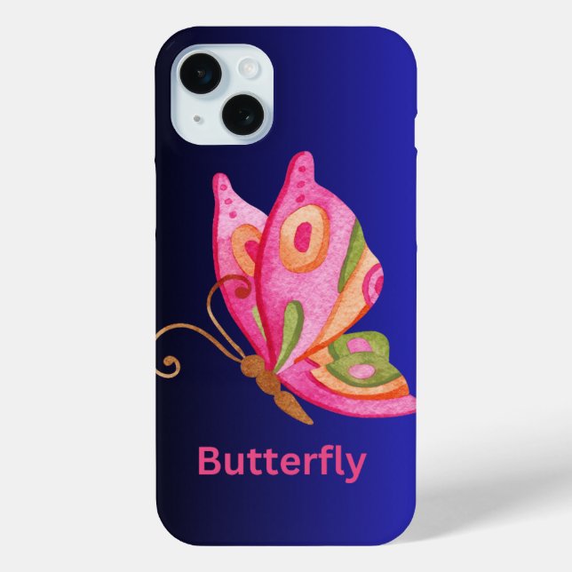 Funda De Case-Mate Para iPhone Mariposa (Reverso )