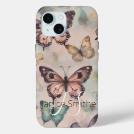 Funda Para iPhone 15 Mariposa