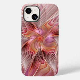 Funda Para iPhone 14 De Case-Mate Mariposa abstracta colorida arte fantástico fracta