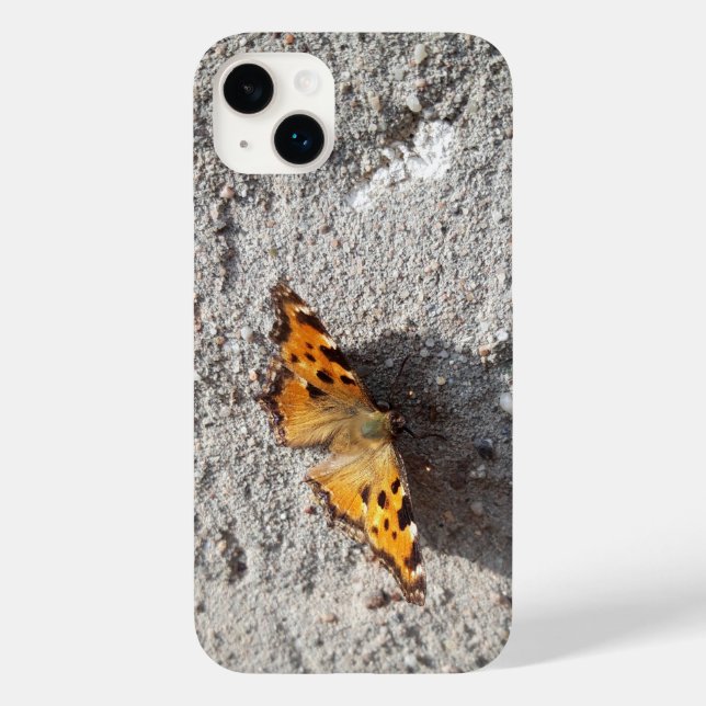 Funda De Case-Mate Para iPhone Mariposa al sol (Reverso )