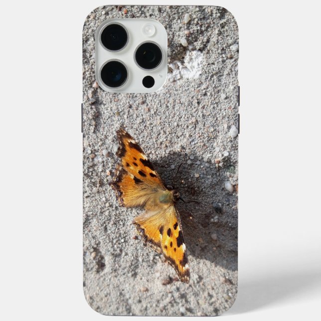 Funda De Case-Mate Para iPhone Mariposa al sol (Reverso )