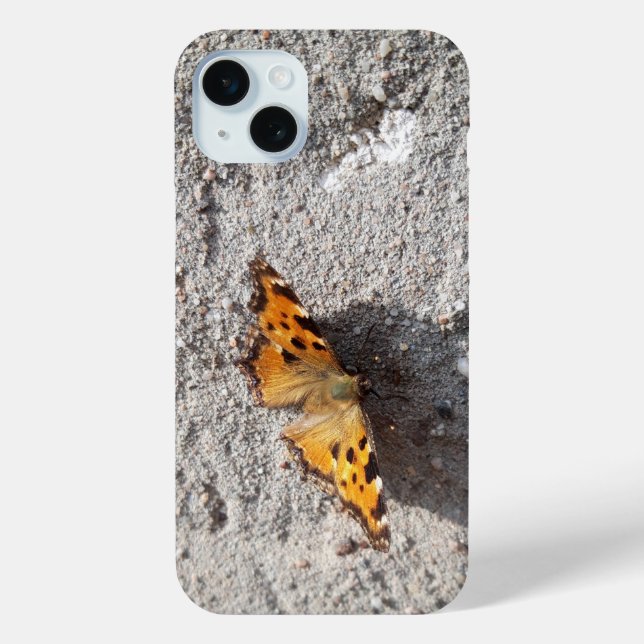 Funda De Case-Mate Para iPhone Mariposa al sol (Reverso )