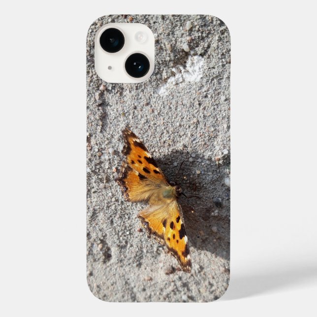 Funda De Case-Mate Para iPhone Mariposa al sol (Reverso )