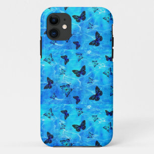 Funda Para iPhone 11 Mariposa azul