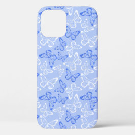 Funda Para iPhone 12 Mariposa azul