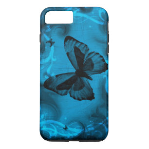 Funda Para iPhone 8 Plus/7 Plus Mariposa azul