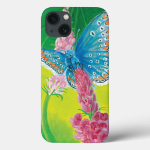 Funda Para iPhone 13 Mariposa azul Chapmans (tersidades Polyommatus)