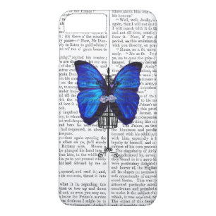 Funda Para iPhone 8 Plus/7 Plus Mariposa azul maniquí