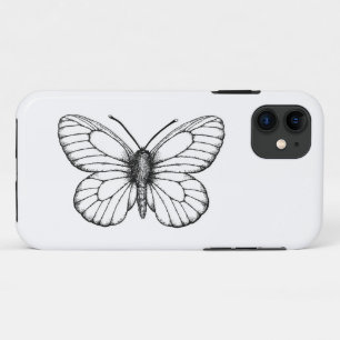 Funda Para iPhone 11 Mariposa blanca