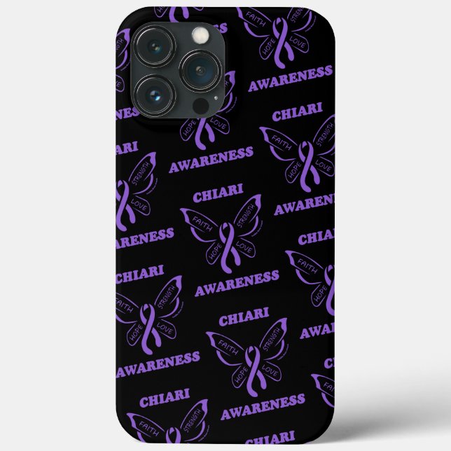 Funda De Case-Mate Para iPhone Mariposa/Conciencia... Chiari (Reverso )