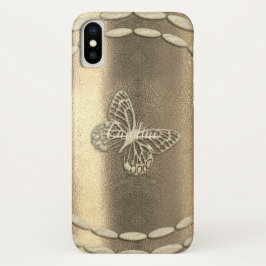 Funda Para iPhone X Mariposa Cuta